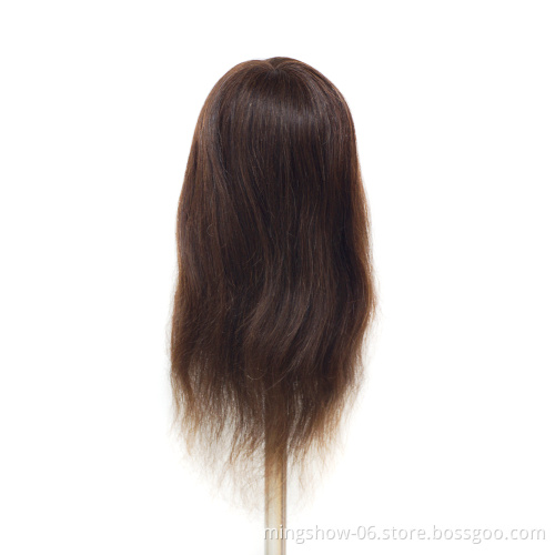 wholesale Salon Clear Wavy Style Training Head With natural Hair For Braiding,Training Head Hairdresser